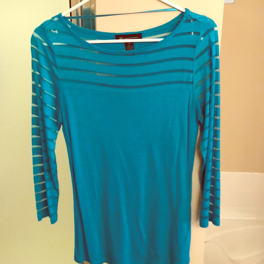 Teal blouse